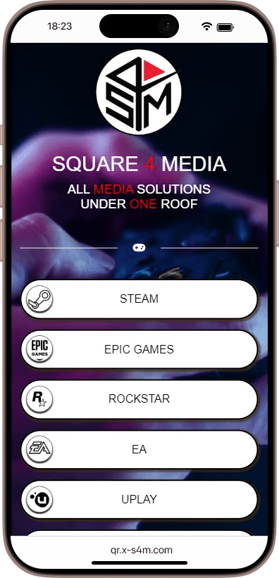 gamers - S4M QR