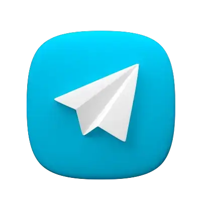 square_4_media A white paper plane icon centered on a rounded blue square background, representing the Telegram messaging app logo. media_agency square_4_media A white paper plane icon centered on a rounded blue square background, representing the Telegram messaging app logo. media_agency