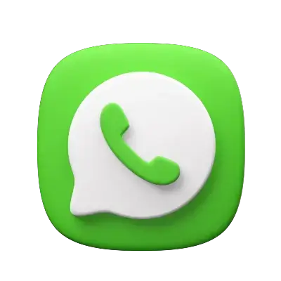 square_4_media 3D green app icon featuring a white speech bubble with a green telephone handset, resembling the WhatsApp logo, on a rounded square background. media_agency square_4_media 3D green app icon featuring a white speech bubble with a green telephone handset, resembling the WhatsApp logo, on a rounded square background. media_agency