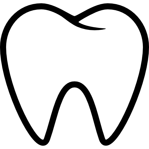 square_4_media Black pixelated outline of a tooth on a white background. media_agency