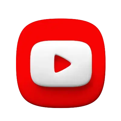 square_4_media YouTube logo featuring a white play button inside a white rounded rectangle, set against a red rounded square background. media_agency square_4_media YouTube logo featuring a white play button inside a white rounded rectangle, set against a red rounded square background. media_agency